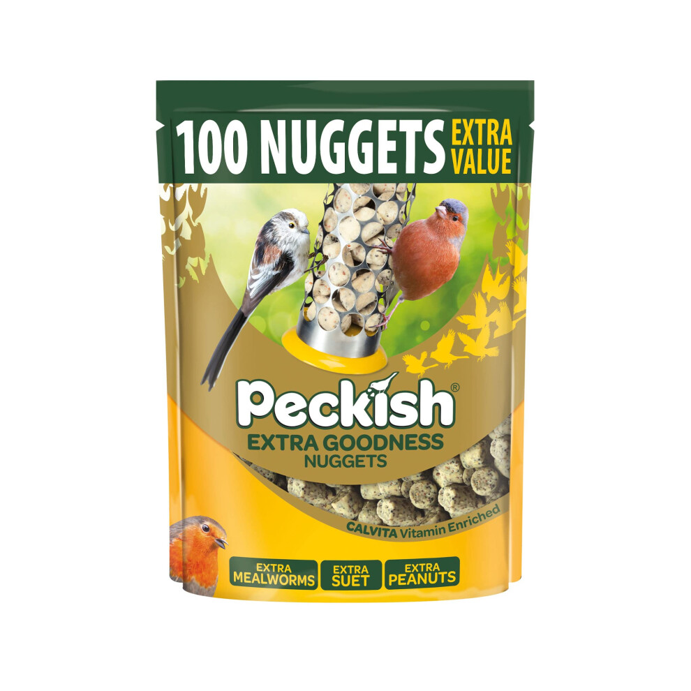 Peckish Extra Goodness High Energy Suet Nuggets For Wild Birds – 100