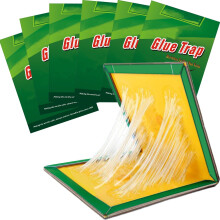 6 Pack Pest Trap Boards, Large Strong Sticky Trap Pad And Boards For Multi Pests