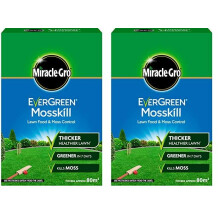 Miracle-Gro EverGreen Mosskill Lawn Food and Moss Control, 2.8kg, 80