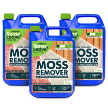 Jarder Moss Remover for Hard Surfaces 5L - Super Mix Strength Formula - Use on Concrete, Tarmac, UPVC, Block Paving, Indian Sandstone & More - Advanc