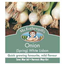 Mr Fothergill's Onion (Spring) White Lisbon