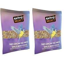 Extra Select No Grow, No Mess Wild Bird Food 1kg (Pack of