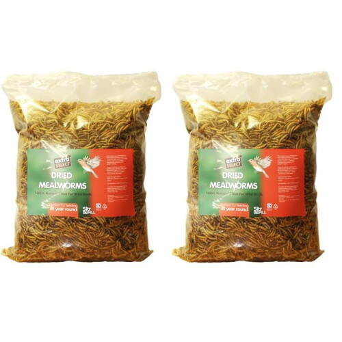 DRIED MEALWORMS 800G (Pack of