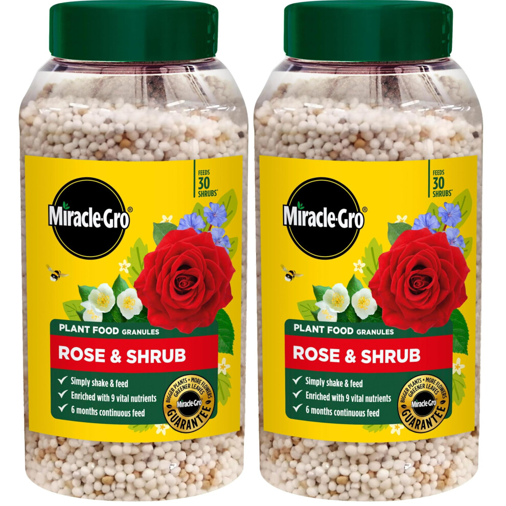 Miracle-Gro Premium Rose & Shrub Continuous Release Plant Food, 900G