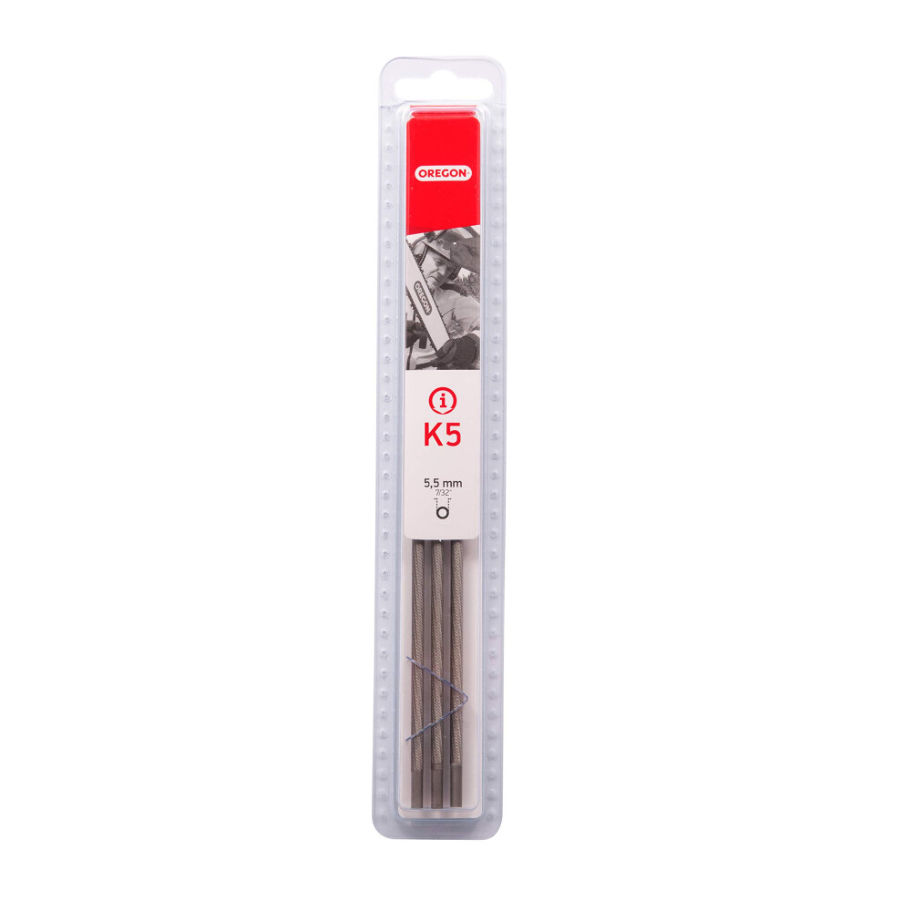 Oregon 7/32-Inch (5.5 Mm) Chainsaw Chain Sharpening Round Files To 16389335