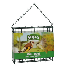 Supa Suet Block & Cake Wild Bird Feeder, Hold Suet Blocks or Scraps for Garden Birds.