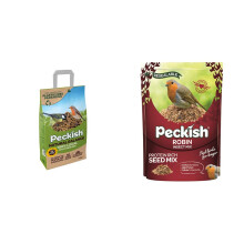 Peckish Natural Balance Seed Mix 3.5kg & Robin Bird Seed and Insect Mix, 2 kg