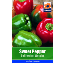 Vegetable Seeds Sweet Pepper Californian Wonder 44 Seeds