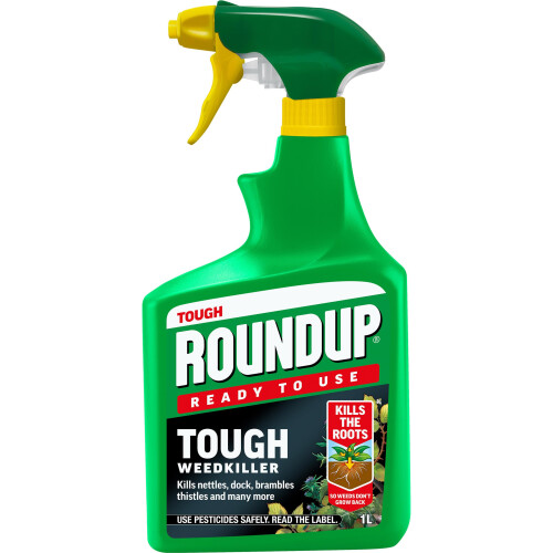 Roundup Roundup Tough Weedkiller, Ready to Use, Spray, 1 Litre