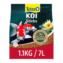 Tetra Koi Pond Fish Food Sticks 1.1kg - biologically balanced for koi