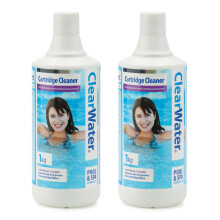 Clearwater Filter Cartridge Cleaner Solution for Hot Tub, Spa & Swimming Pool Ma