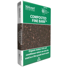 50 litre bag of RHS endorsed Melcourt composted fine bark - ideal for improving