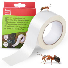 SWISSINNO Adhesive Grease Band for Trees – 5 m x 5 cm Tree Barrier Tape Against Crawling Insects, Caterpillars and Ants – Easy to Use Garden Prote