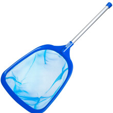 Aquatix Pro Hand Leaf Skimmer for Spa, Hot Tub & Pool with 12” Aluminum Pole, Fine Mesh Deep Bag Net, Suitable for Above Ground Swimming Pools, Kids