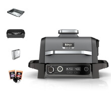 Ninja Woodfire Electric BBQ Grill & Smoker, 7-in-1 Outdoor Grill & Air Fryer, Ro