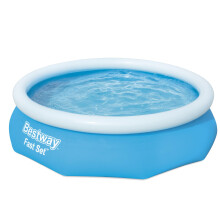 Bestway 10ft Fast Set Pool | Above Ground Swimming Pool for Kids and Adults, Out