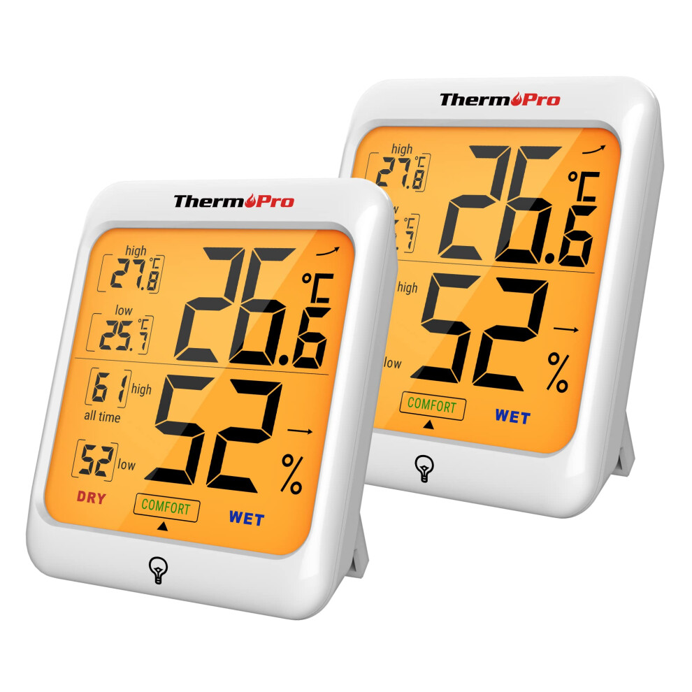 Thermopro Tp53 Hygrometer Indoor Humidity Indicator Temperature And