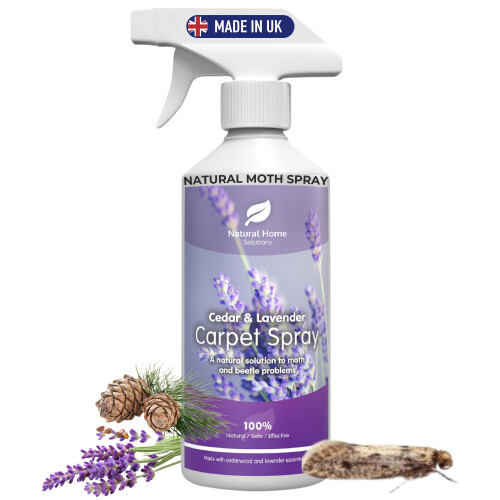 Natural Carpet Moth Killer Cedar & Lavender Treatment For Larvae