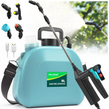 SYLSTAR Battery Powered Garden Sprayer 8L, Upgrade Electric Weed