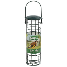 Supa 9 inch Wild Bird Fat Ball Feeder, Holds 4 Standard Fat Balls