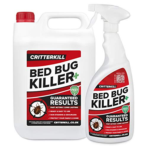 CritterKill Professional Bed Bug Killer Spray | Guaranteed Results |