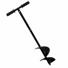 8" 200mm Manual Post Hole Auger Digger – Heavy Duty Hand Drill for Digging Holes, Gardening, Fence Posts, Planting Flowers & Bulbs, Ice Drilling, an