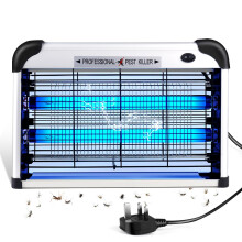 Hefite Fly Zapper Electric Indoor, 3500V Plug-in Bug Zapper with 20W UV Light, 1.8m Long Cable Mosquito Killer for Home, Kitchen, Bedroom (UK Plug)