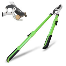 GARDENWORK 28-37" Extendable Anvil Loppers for Tree Trimming Heavy