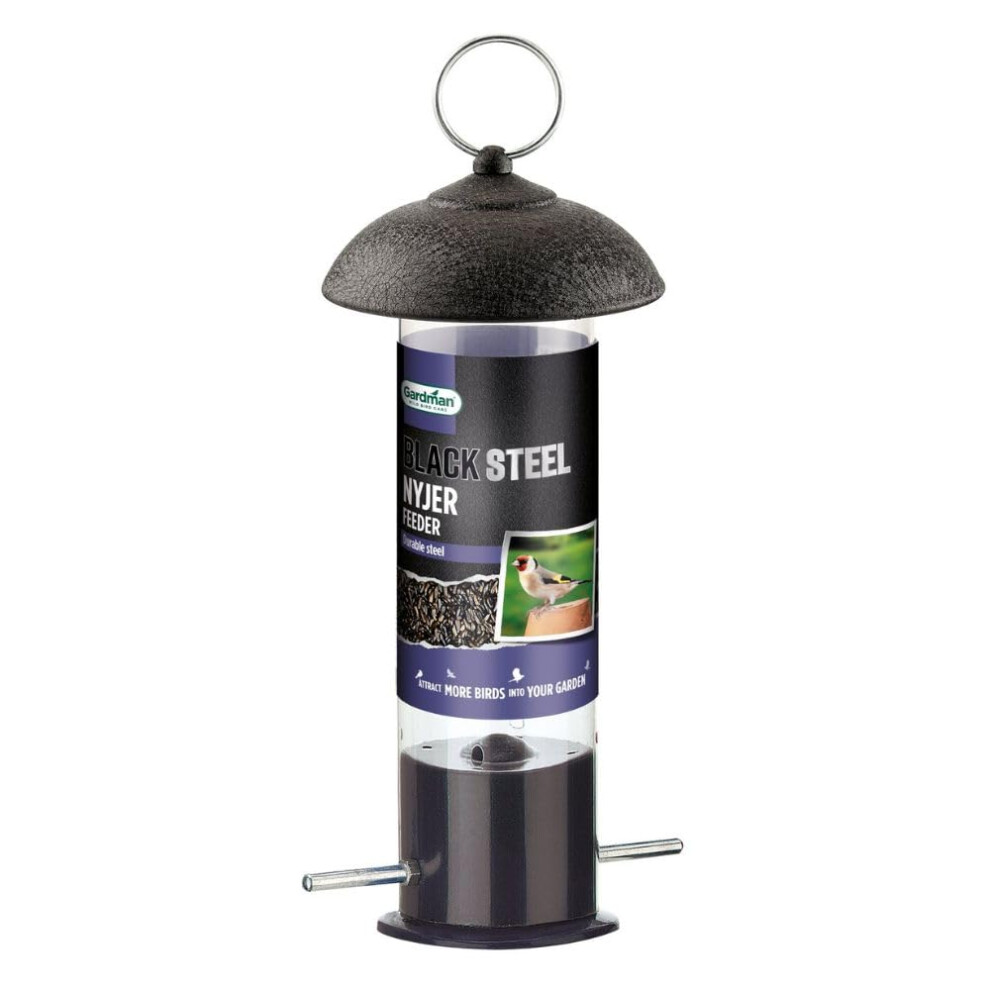 Gardman Steel Nyjer Seed Bird Black