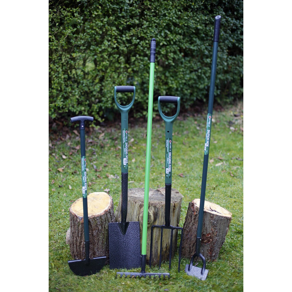Set Of 5 Gardening Tools, Shovel, Fork, Rake, Hoe, Edging Spade 5001323770330