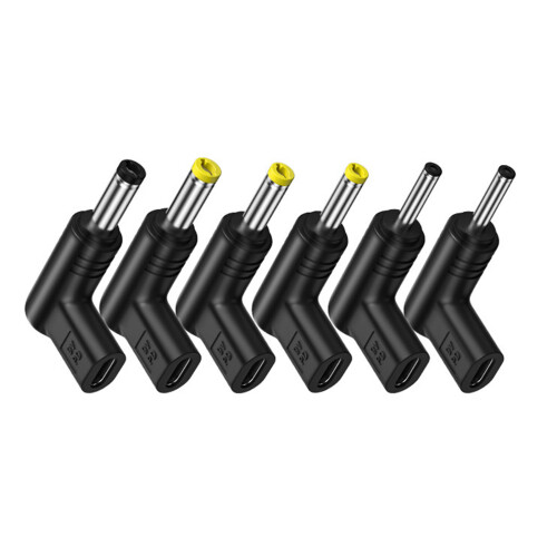 L Shaped Type C DC3.0 3.5 5.5 Adapter Durability Multi Size-12v 1