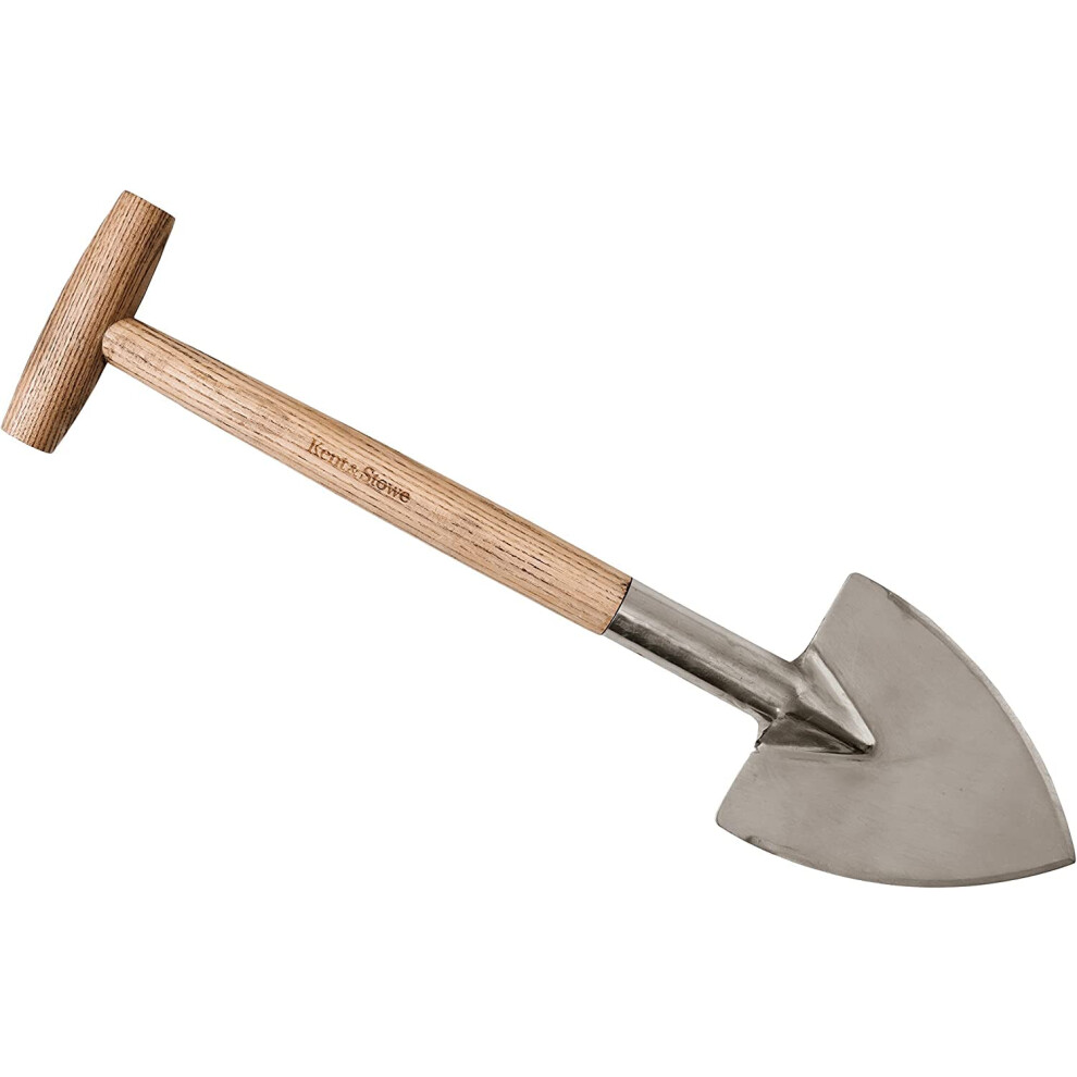 Kent & Stowe Stainless Steel Perennial Spade, Pointed Head Garden Spade for Easy-image-OPC-PWP5WWK-NEW