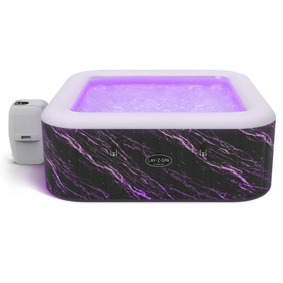 Lay-Z-Spa Florence Airjet Hot Tub With Built In Led System, 140 Light