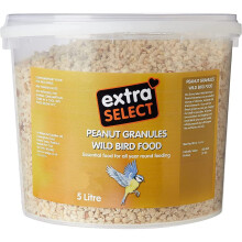 Extra Select Peanut Granules Wild Bird Food Treat Tub, 5