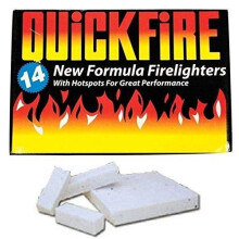 Quickfire Fire Lighters Firelighters Bulk Pack Hotspots Burners BBQ COAL LIGHTERS WOOD BURNERS (3)