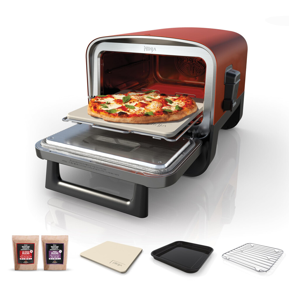 Ninja Woodfire Electric Outdoor Oven, 8-In-1 Pizza Oven, High-Heat