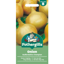 Fothergill's Onion Bedfordshire Champion, Vegetable Seeds, 350 Seeds, Sow: Jan-A