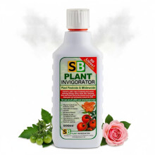 SB Plant Invigorator & Natural Pest Control for Plants | 3-in-1 Organic Solution: Pesticide, Fungicide & Leaf Nourisher | Safe for