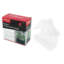 Redwood Leisure Window Bird Feeder Clear Perspex Hanging Bird Feeder With Suction Cup BB-BF111