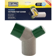 Exitex Insulated Outside Tap Cover – Winter Frost Protection for Outdoor Garden Taps, Fits Most Standard Taps, Tap Usable When Fit