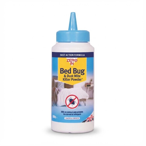 Zero In Bed Bug & Dust Mite Killer Powder - 250 g– Puffer-Pack