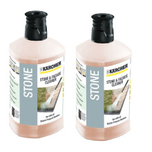 Karcher Stone Facade Cleaner 3in1 Pressure Washer Detergent Bottle K2 K4 K5 K7 1 Litre x 2