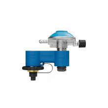 Campingaz Twin Connection with Gas Pressure Regulator for Campingaz Gas Stoves, Twin Connection for EasyClic Gas Cartridges CV 300