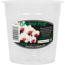 Growth Technology Ltd Clear Orchid Pot 12cm, Green