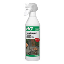 HG Weathered Wood Restorer, Simple No Sanding Pre-Treatment, Cleans Maintains &