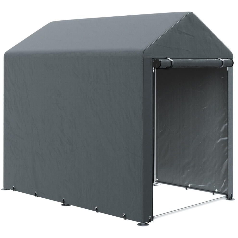 Outsunny 1.2 X 1.8M Garden Storage Shed Tent, Portable Shed Shelter