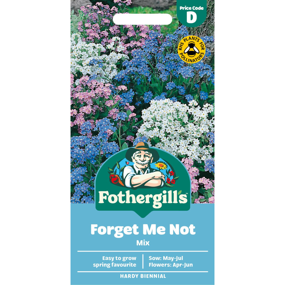 Mr Fothergill's Fothergill's Forget Me Not Mixed Flower Seeds, 300 Seeds, Sow: May-Jul, Blue