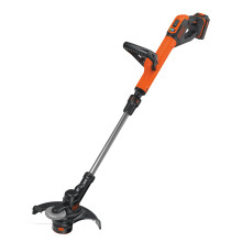 BLACK+DECKER POWERCONNECT Strimmer, Cordless 28cm String Grass Trimmer, STC1820PC-GB