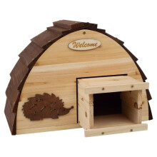 URBNLIVING Wooden Best Pet Garden Hedgehog Hotel Nature Hibernation