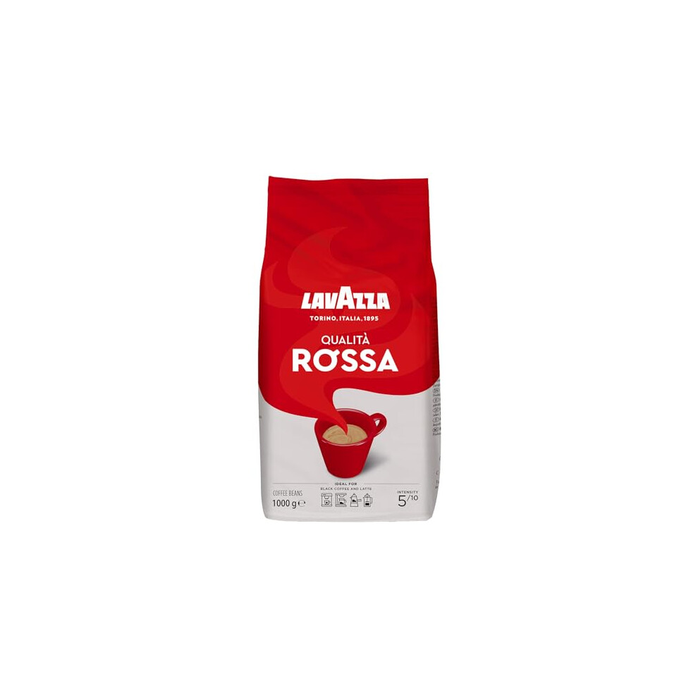 Lavazza Qualità Rossa Coffee Beans Arabica And Robusta Intensity 510 Medium Roasting 1 Kg
